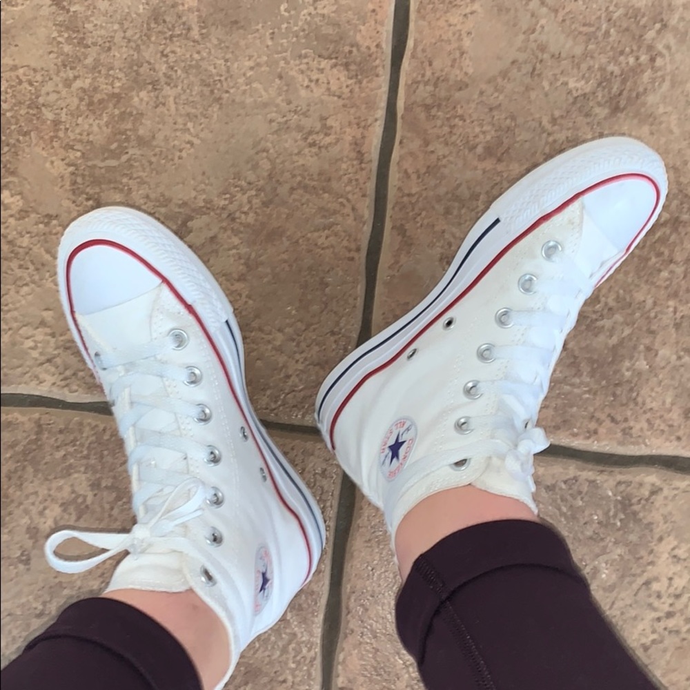 High Top White Converse